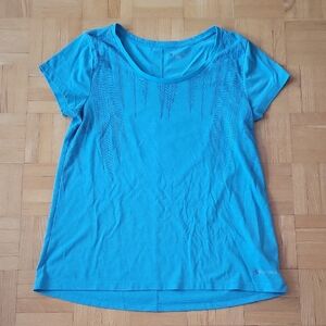 Elegant Teal Short Sleeve Women's Tee